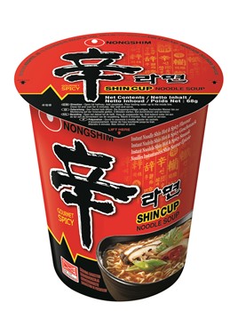 Snabbnudlar Nongshim Shin Cup