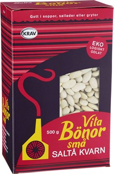 Vita bönor små KRAV