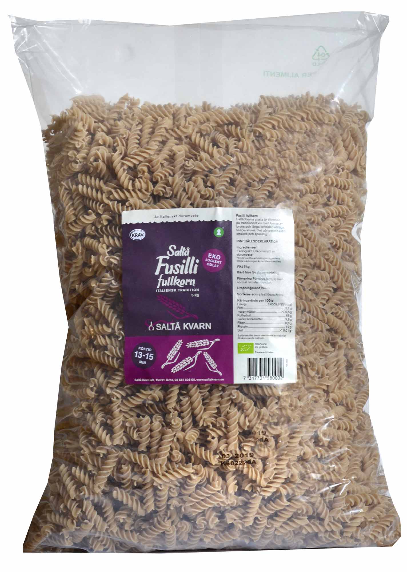 Fusilli fullkorn