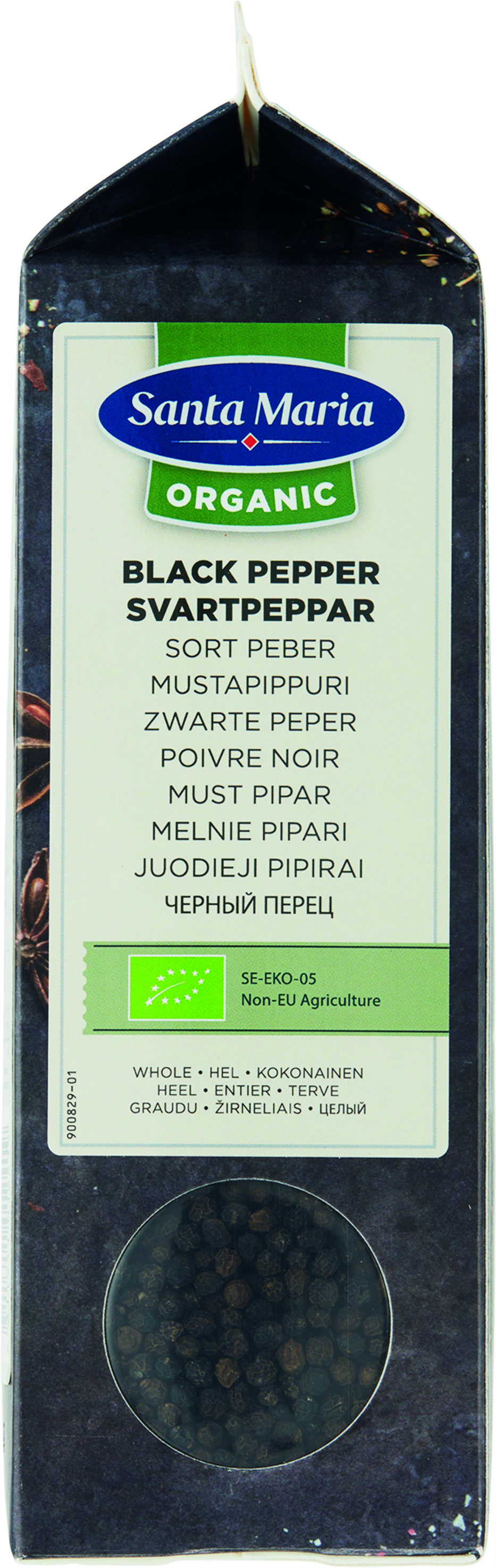 Svartpeppar Hel Organic