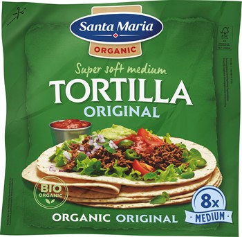 Tortilla Organic Original Medium