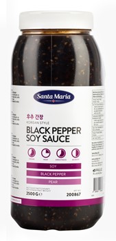 Korean Style Black Pepper Soy Sauce