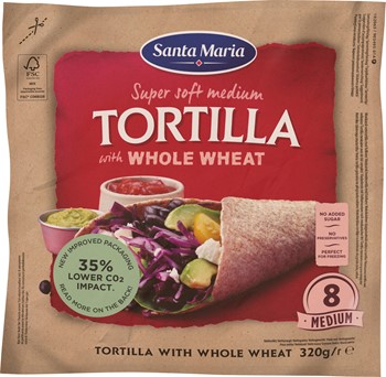 Tortilla Whole Wheat Medium
