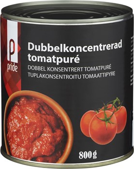 Dubbelkoncentrerad tomatpuré