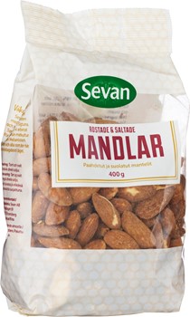 Mandlar rostade och saltade