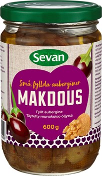 Makdous - små fyllda auberginer