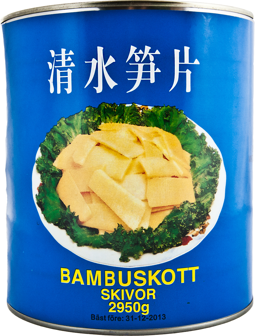 Bambuskott skivor