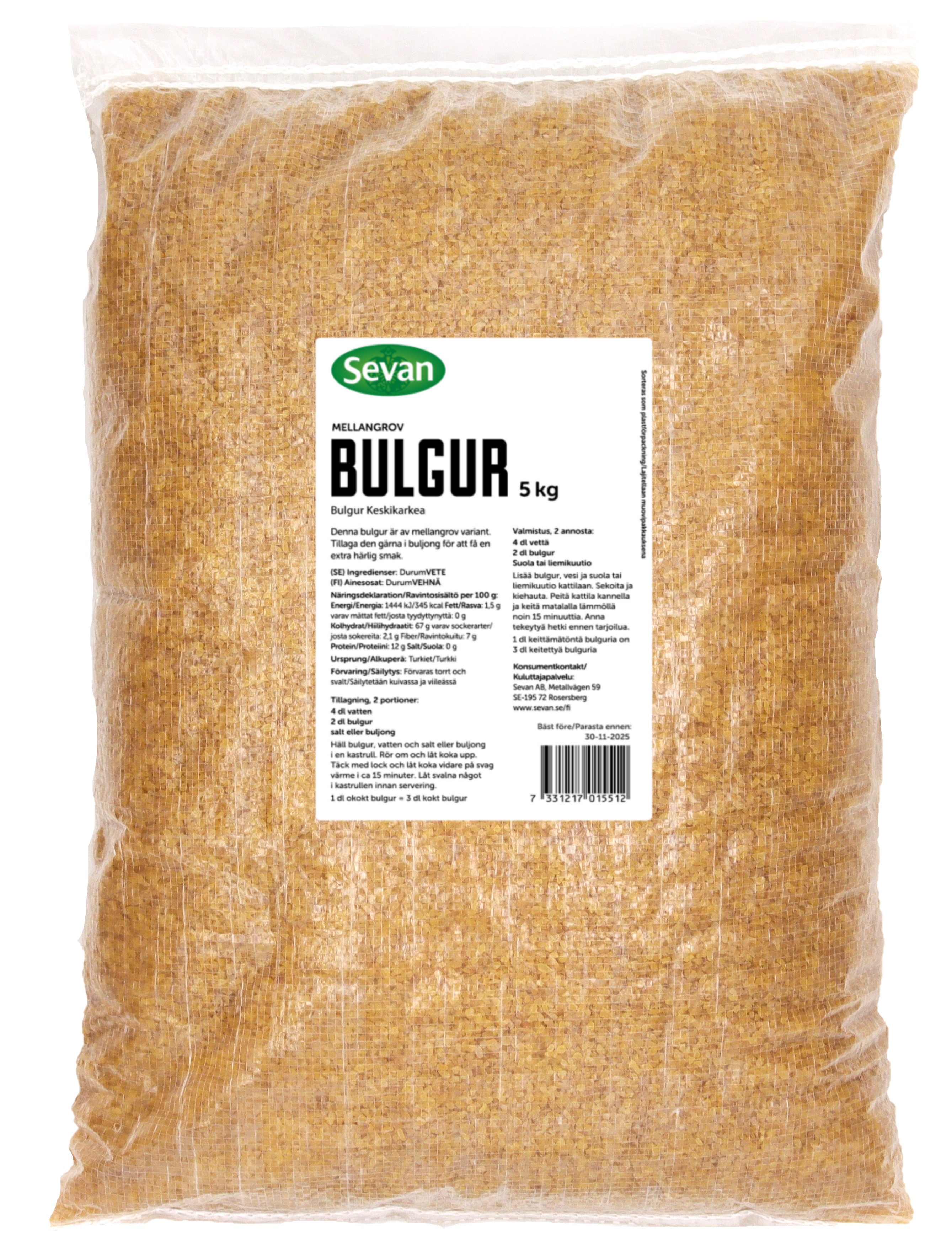 Bulgur Mellangrov