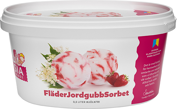 FläderJordgubb Sor