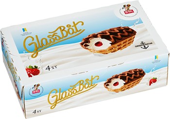 Flerpack Glassbåt Gräddglass