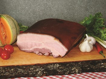 Sidfläsk varmrökt med svål SE