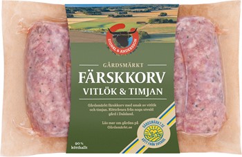Färskkorv Vitlök&timjan GM SE