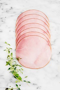 Skinka helmuskel rökt skivad