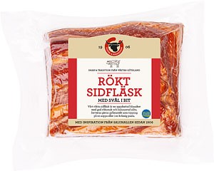Varmrökt Baconsida i Bit M Svål