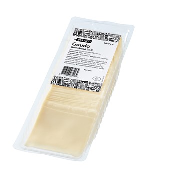 Gouda 29% skivad 1 kg 10g/skiva