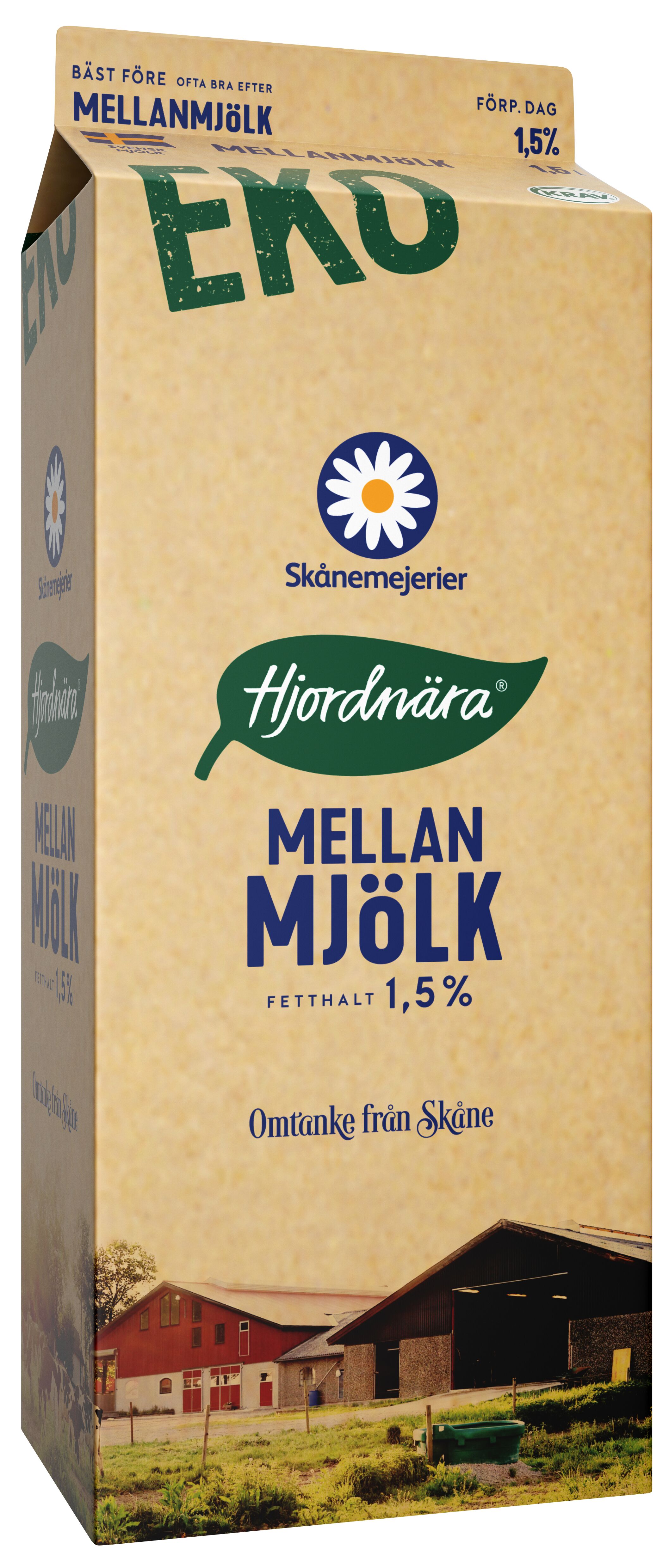 Ekologisk Mellanmjölk 1,5%