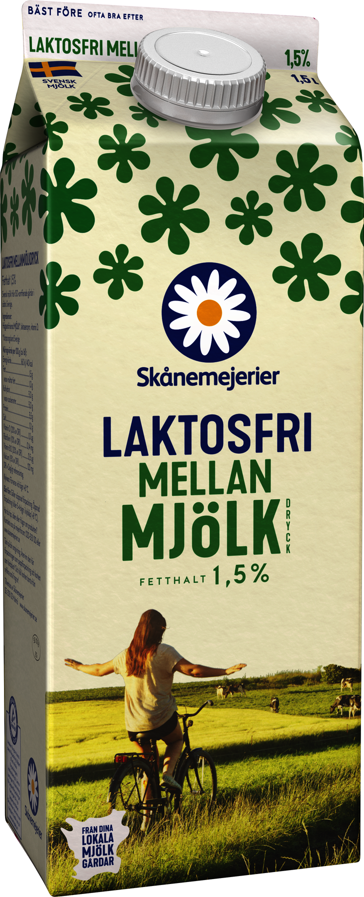 Laktosfri Mellanmjölkdryck 1,5%