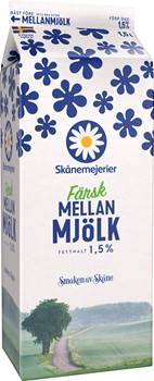 Mellanmjölk 1,5%