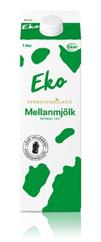 Ekologisk Mellanmjölk 1,5% ESL