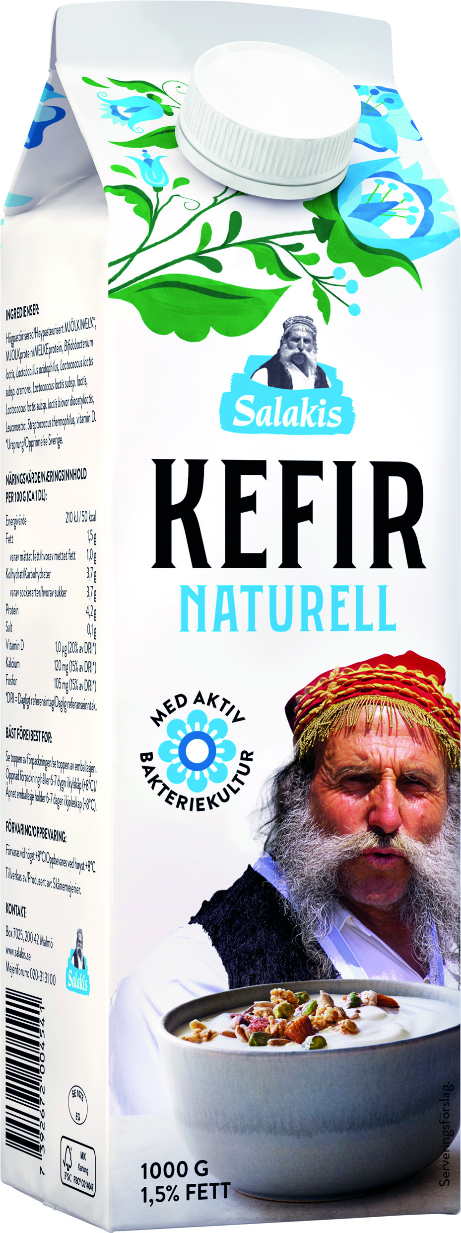 Kefir Naturell 1,5%