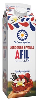 A-fil Jordgubb & Vanilj 2,7%
