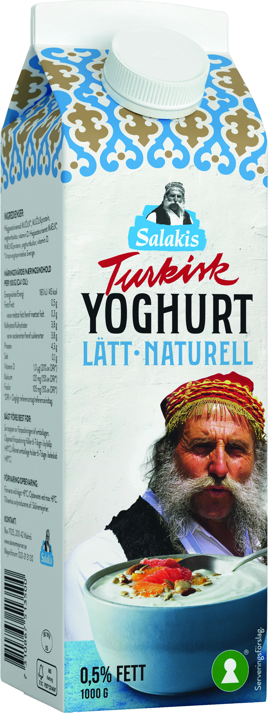 Turkisk Lättyoghurt Naturell