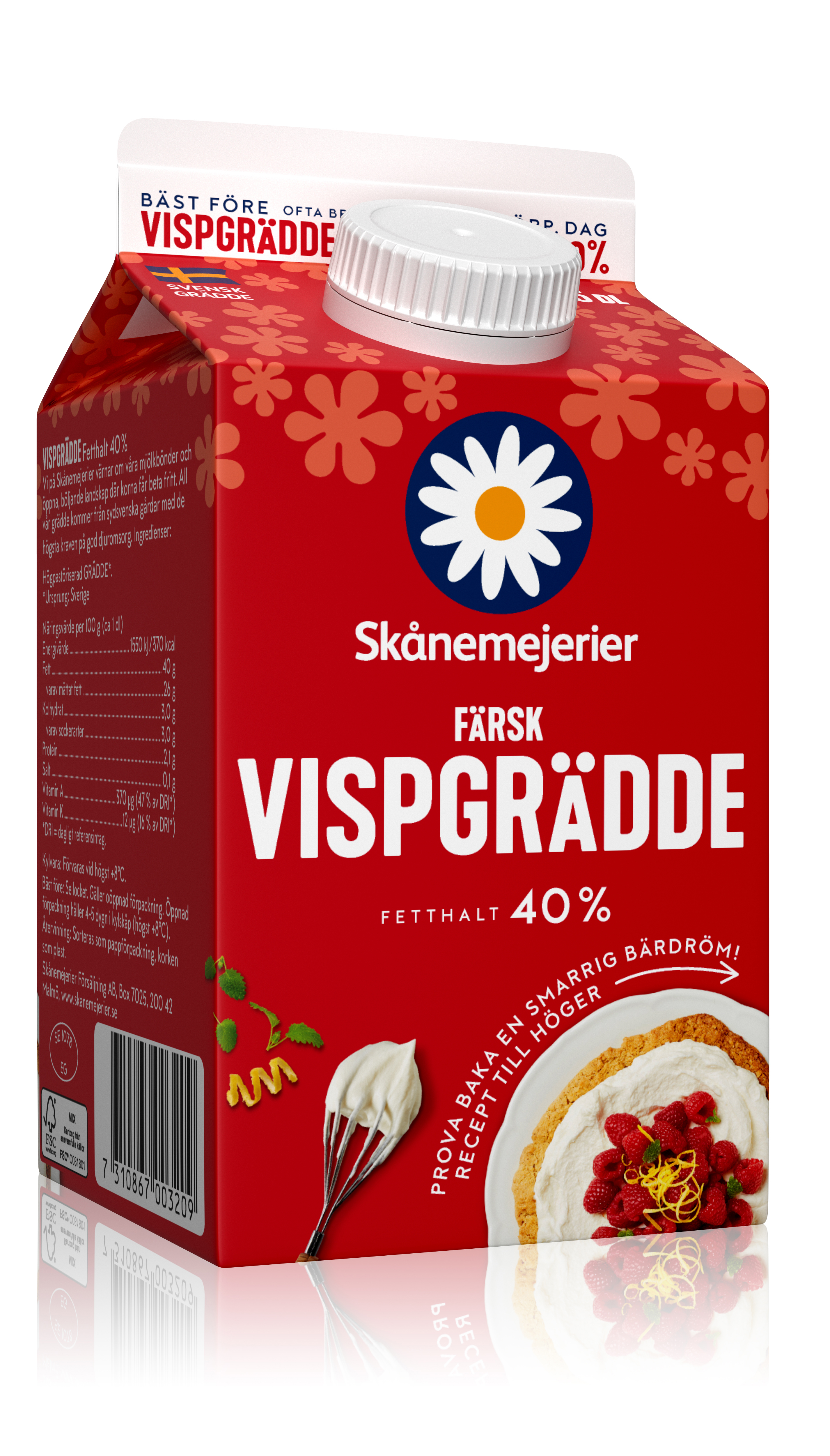 Vispgrädde 40%