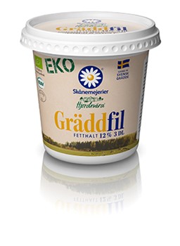 Ekolgisk Gräddfil 12% KRAV