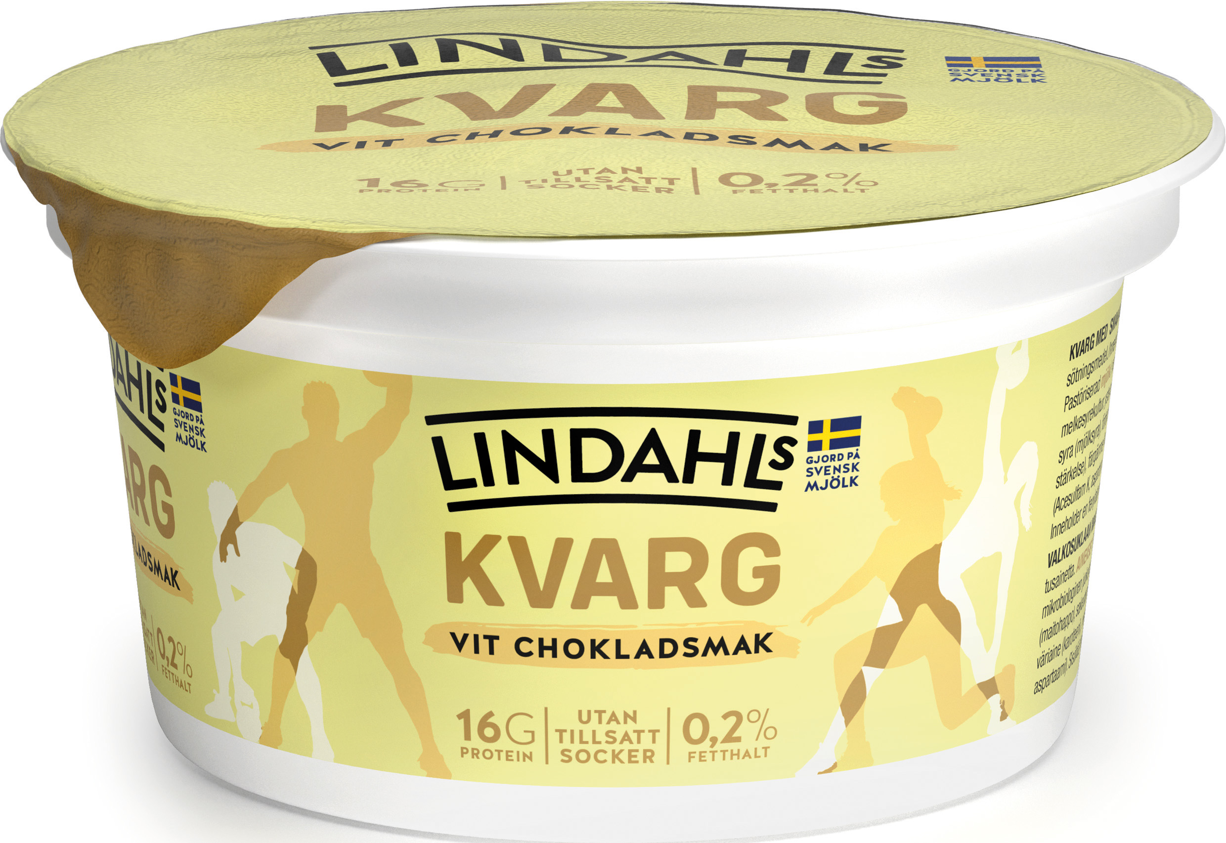 Kvarg, vit choklad