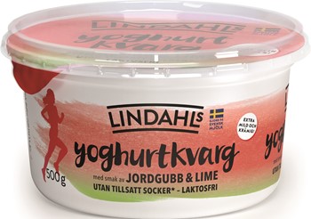 Yoghurt Kvarg Jordgubb & Lime