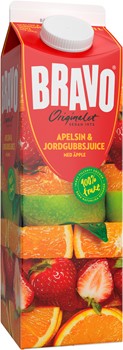 Juice Apelsin/Jordgubb med äpple