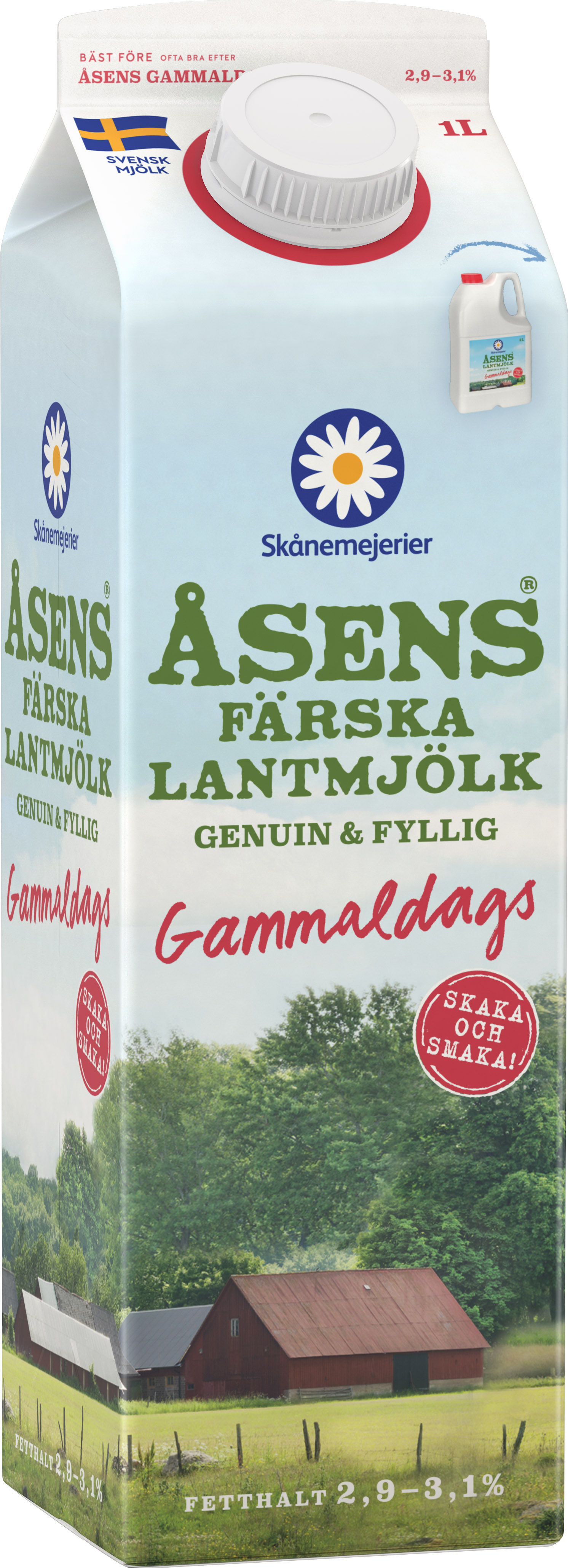 Åsens Lantmjölk Färsk Gammaldags