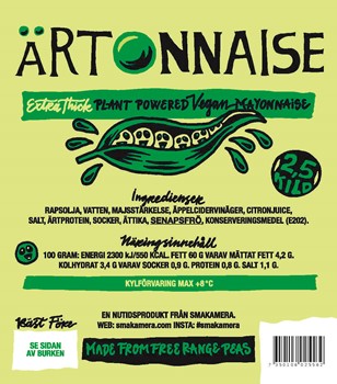 Majonnäs Vegan Ärtonnaise 2,5kg