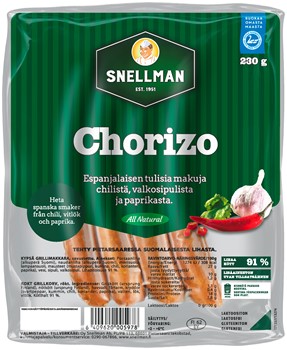 All natural chorizo