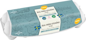 Ägg från utehöns 12 ML