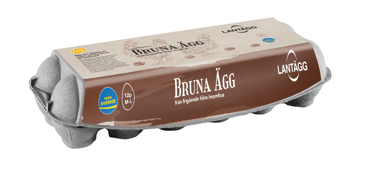 Ägg frig Bruna