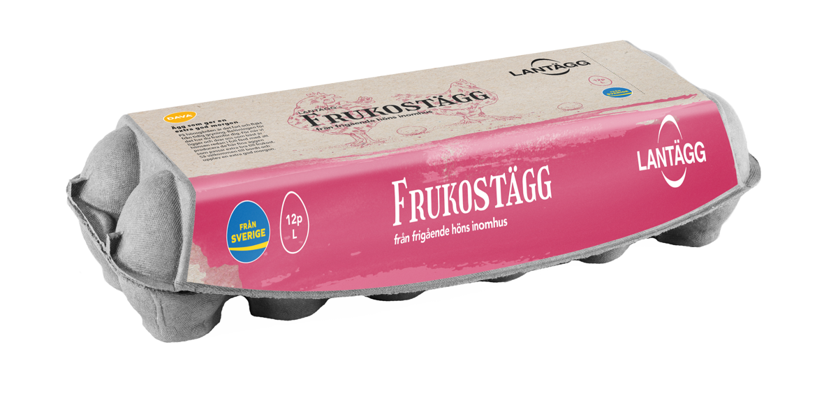 Frukostägg 12p L