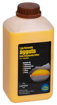 Äggula frigående inne SE 1kg DUNK