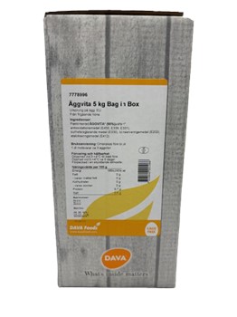 Äggvita frigående inne EU 5kg BIB