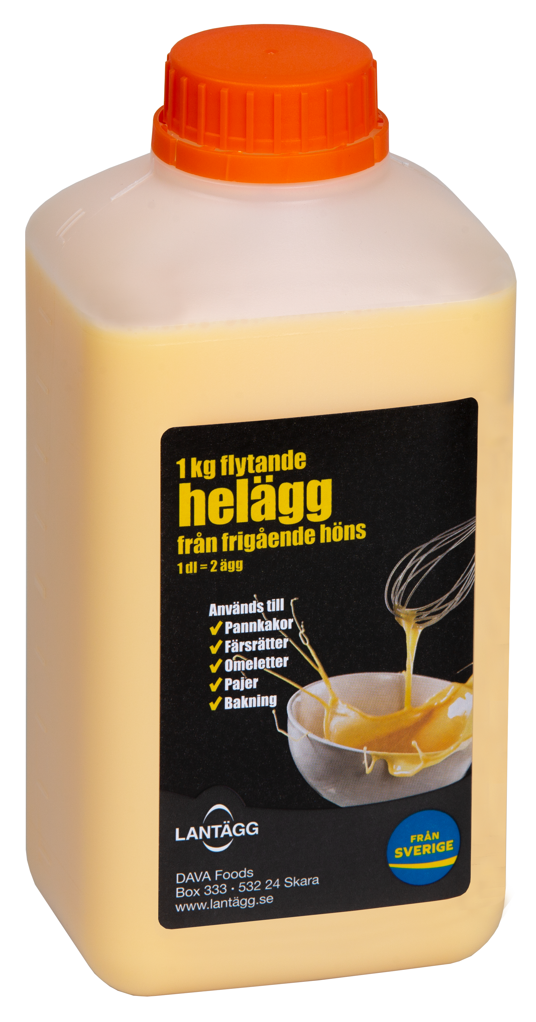 Helägg frigående inne SE 1kg DUNK