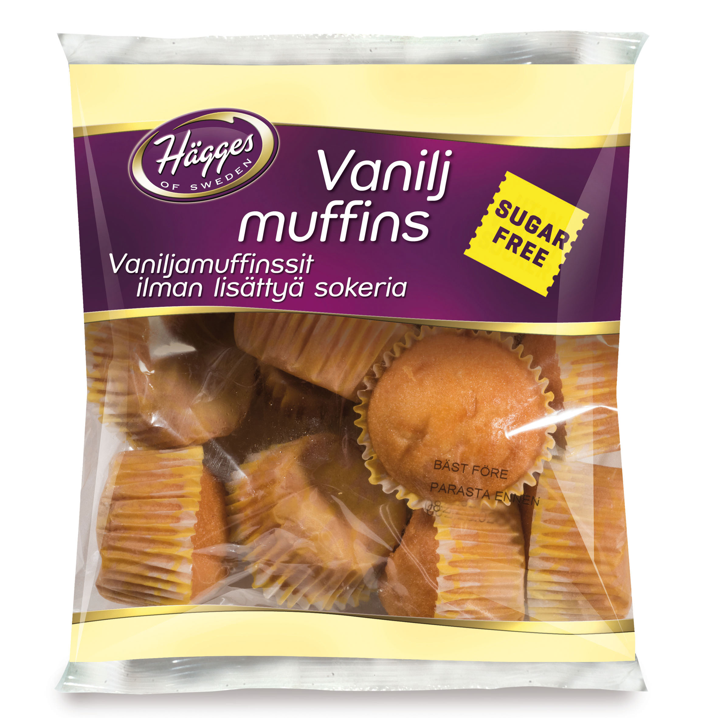 Vaniljmuffins sockerfri