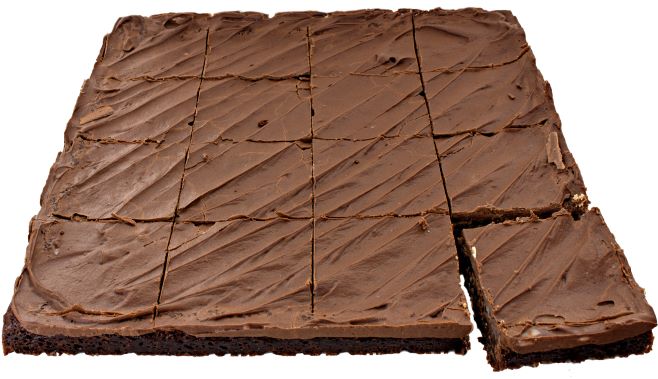 Brownie vegan 16 bitar