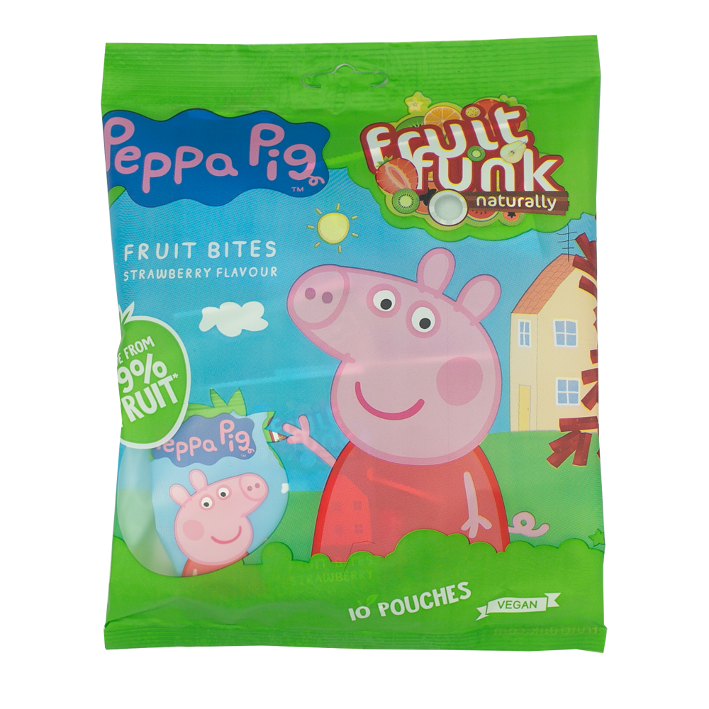 Fruit bites Peppa Pig multibag