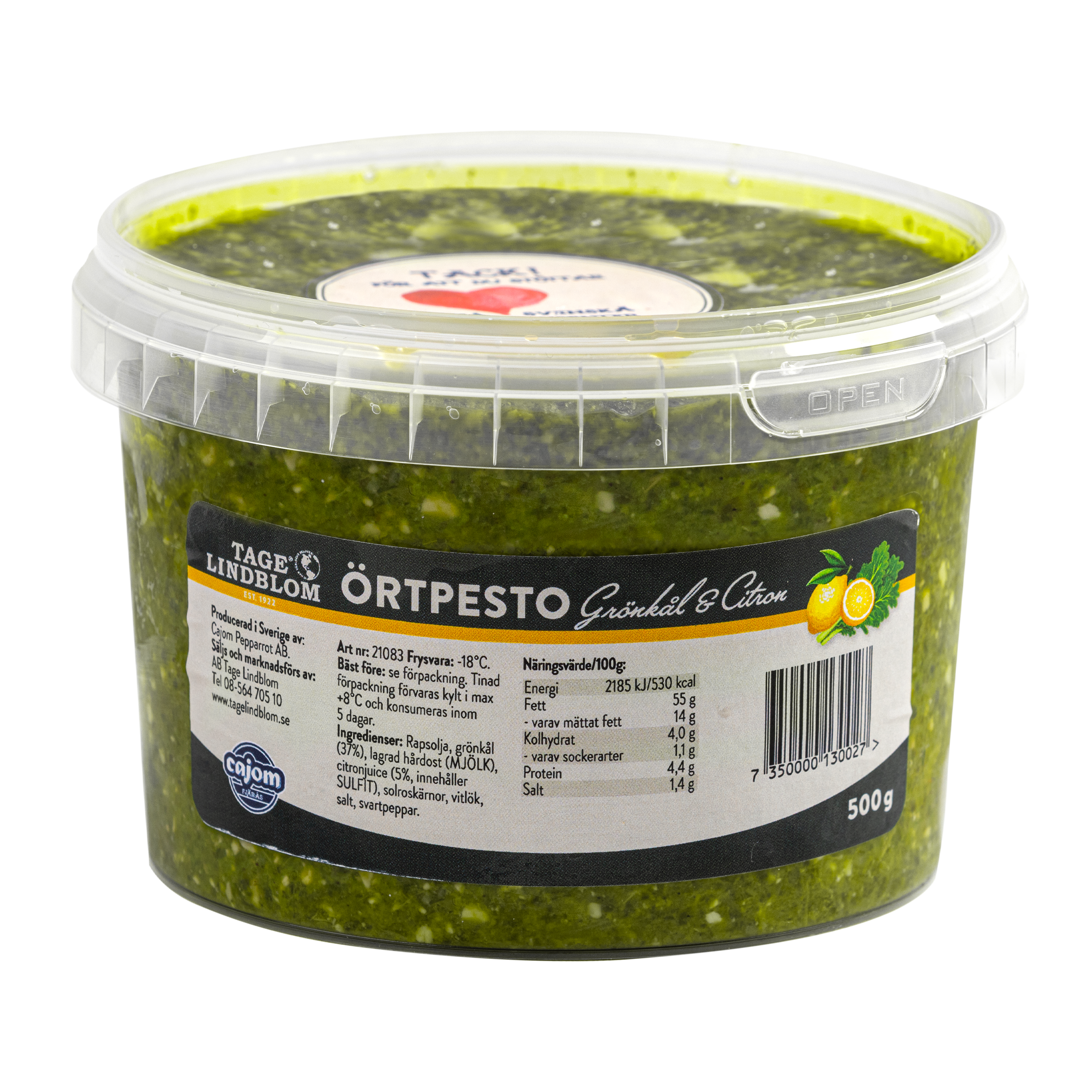 Örtpesto Grönkål Citron