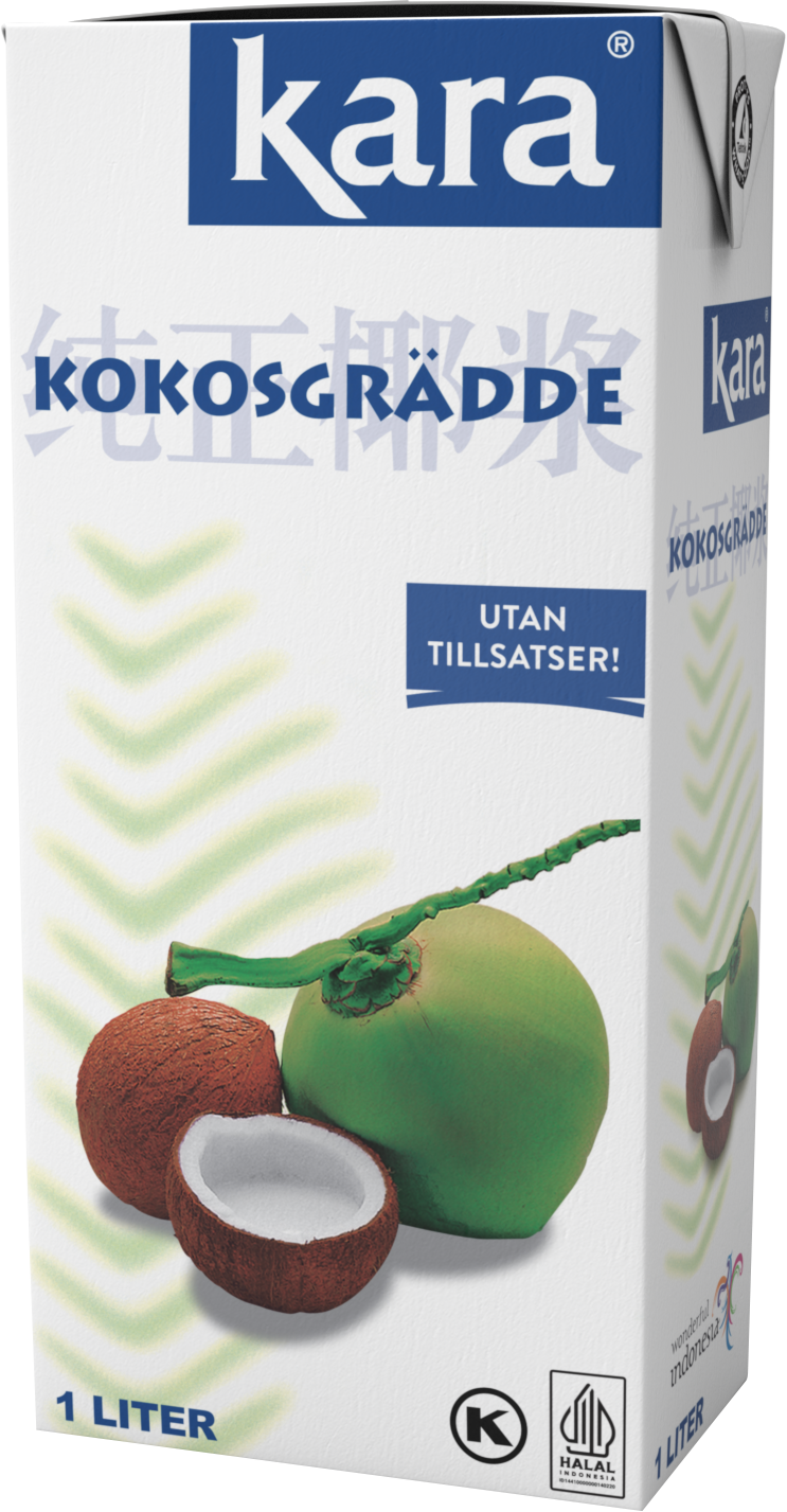 Kokosgrädde 24% UHT tetra