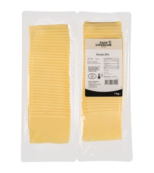 Skivad Gouda 28%, 66x15 g