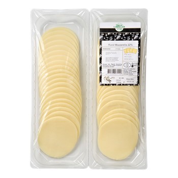 Skivad Rund Mozzarella 40x25g