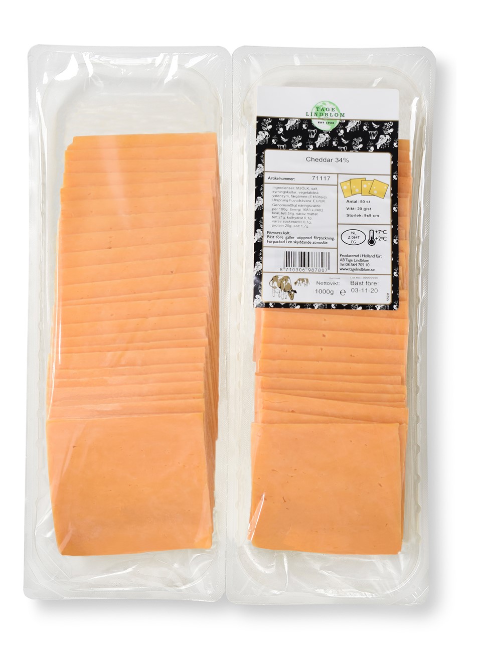 Skivad Röd Cheddar