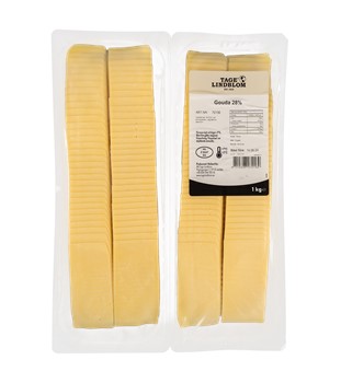 Skivad Gouda 28 %, 132x7,5 g