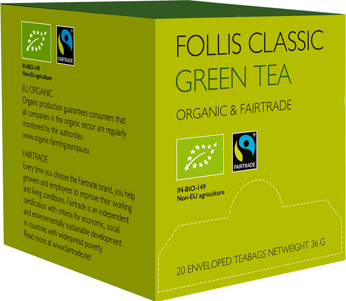 Green tea, Ekologiskt, Fairtrade